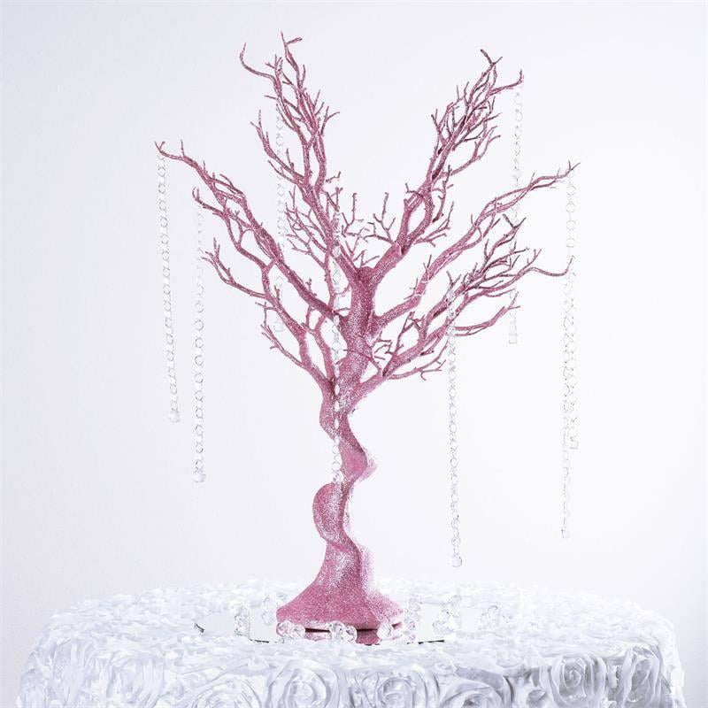 30 Acrylic Crystal Manzanita Tree Hanging Table Strand Wedding Centerpiece Decor 
