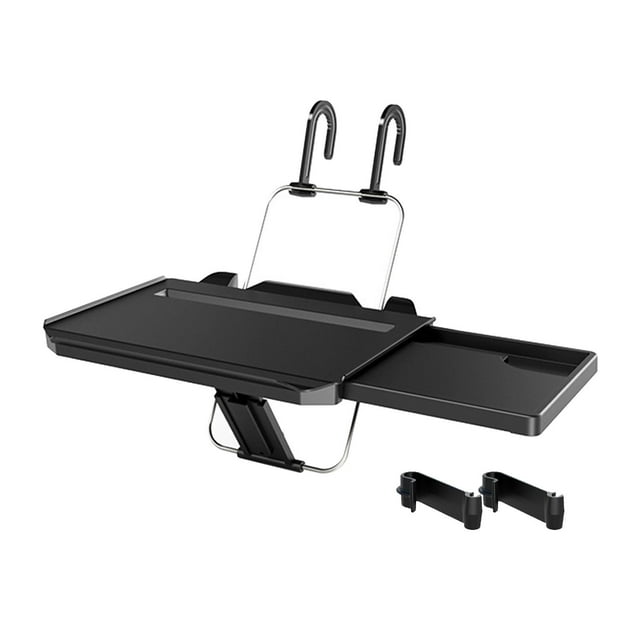 Volante de coche Bandeja Mesa Interior Almacenamiento Plegable Conveniente con Cola Bandejas de escritorio para montaje en automóvil