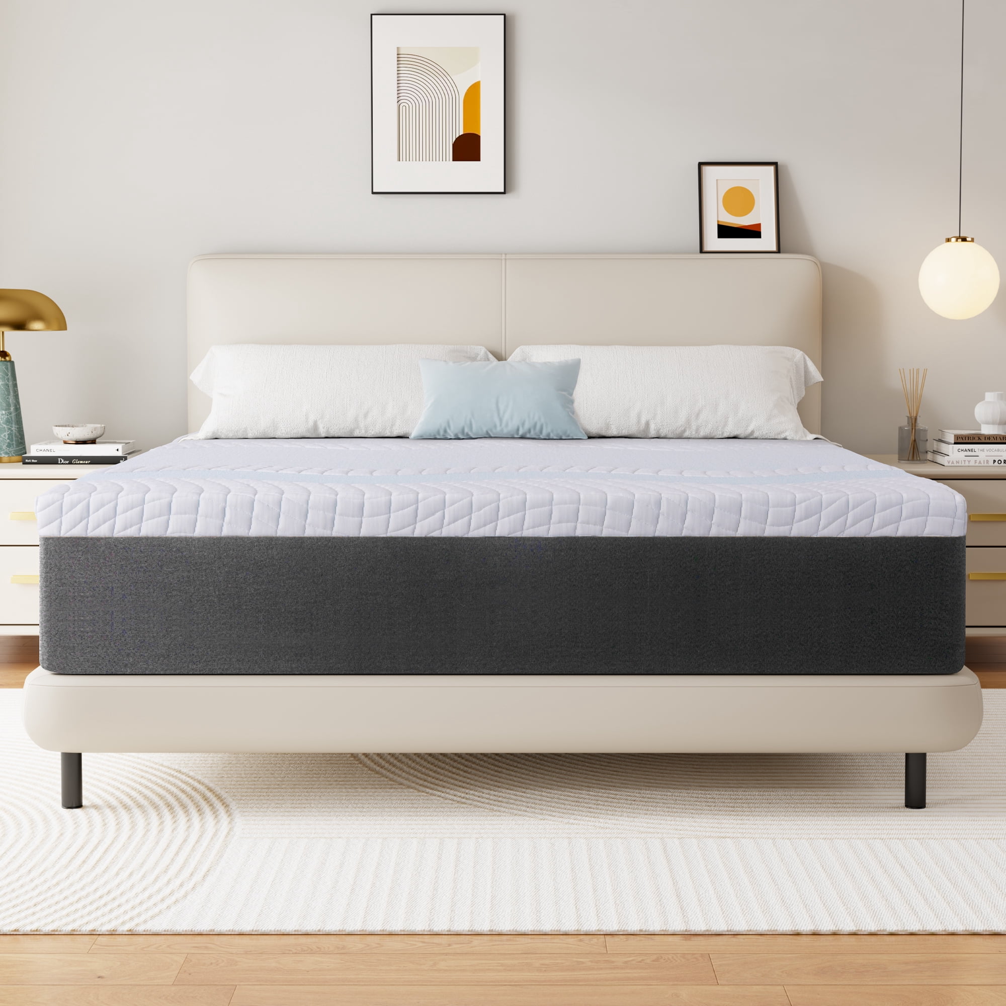 Queen Mattress, 10" Queen Size Memory Foam Mattress in a Box