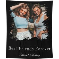 Custom Blanket with Photos Text, Personalized Picture Blankets, 10 Photos Collage, Customized Merry Christmas Throw Blanket for Family, Dad, Mom, Kids, Gifts for Birthday Christmas, 5 Sizes