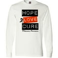 thumbnail image 3 of Inktastic Melanoma Hope Love Cure Long Sleeve T-Shirt, 3 of 5