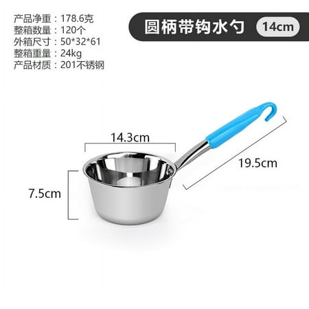 

3pcs Stainless-Steel Water Ladles Stainless Steel Ladle with Handle Home Kitchen Gadget