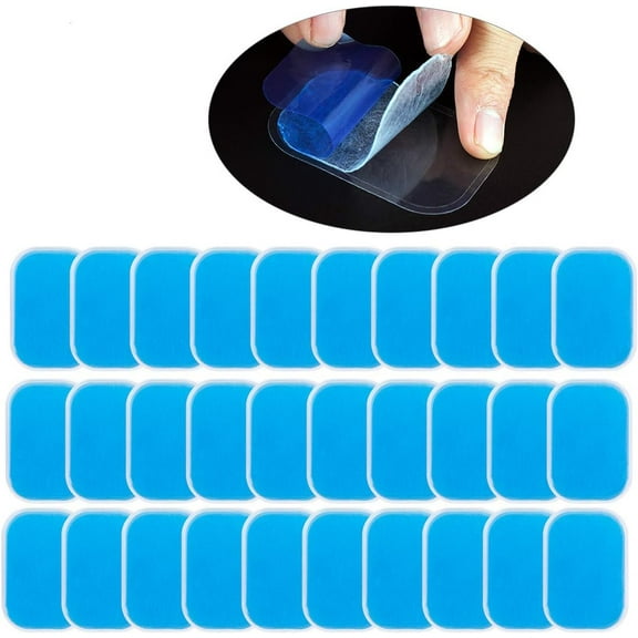 Fitness Enthusiast's Dream, Gel Pads for Abs Stimulator High Quality Materials, Replacement for Abdominal Belt, for Intense Workouts