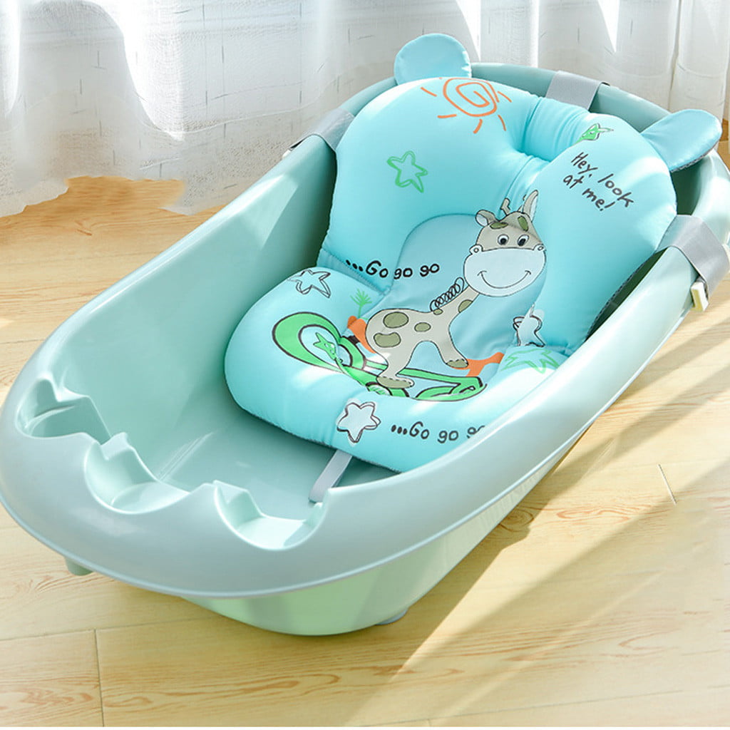 Cotonie Baby Shower Bath Tub Pillow Pad Non Slip Bathtub ...