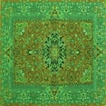 thumbnail image 1 of Ahgly Company Indoor Square Persian Green Traditional Area Rugs, 4' Square, 1 of 1