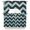 Blue, variant on Abstract Pink Kitchen Curtains Swag Valance for Windows/Bathroom/Cafe, Geometric Zigzag Waves Bohemian Stripes Rod Pocket Drape Panel Swag Curtains Valance for Bedroom/Living Room 56"x36"