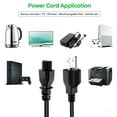 thumbnail image 2 of Aprelco 5ft 3 Prong Power Cord Compatible with Gateway FPD1760 FPD2185W LCD Monitor US Plug, 2 of 6