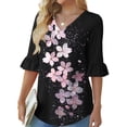 thumbnail image 2 of Womens Tops Dressy Casual Sexy Plus Size Womens Blouses And Tops Dressy Tummy Coverage Shirts for Women Trendy Summer, 2 of 6