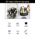 thumbnail image 4 of 360° Rotating Turntable Storage Organizer, 304 Stainless Steel Ball Bearing Lazy Susan, Large Capacity Countertop Spice Rack, Hollow Drainage Design for Cabinet, Bathroom, Kitchen, 4 of 9