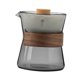 thumbnail image 2 of Tetera de vidrio portátil con infusor, regalo para hombres y mujeres, elegante tetera. Gris con tapa, 2 of 9