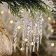 thumbnail image 2 of 10 piezas de 13 cm de simulación de Navidad, adorno colgante para árbol de Navidad, carámbanos falsos, decoración para el hogar, fiesta de invierno, Navidad, Año Nuevo 2023, 2 of 5