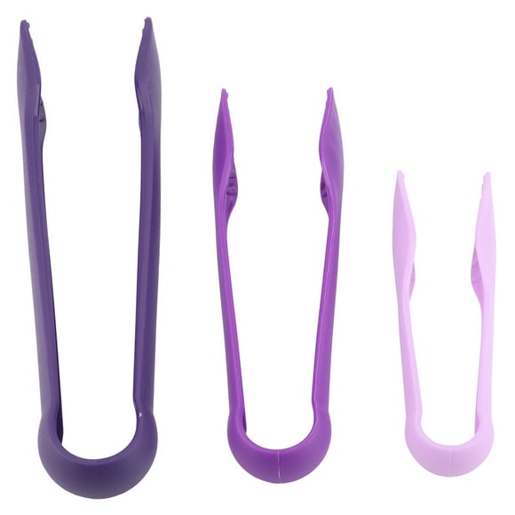 Lot de 3 pinces à pain en plastique multifonctionnelles pour la boulangerie à domicile (violet)