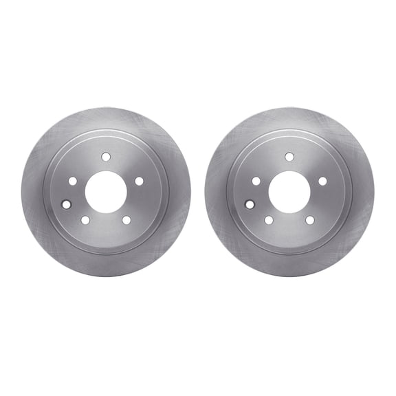 Dynamic Friction Company Rear Brake Rotors 6002-67050