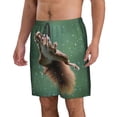 thumbnail image 2 of Salouo Squirrel Pattern Swim Trunks for Men,Men's Hawaiian Bathing Suit Swimsuits Quick Dry Swimming Board Shorts Beach Shorts with Pockets-Medium, 2 of 6