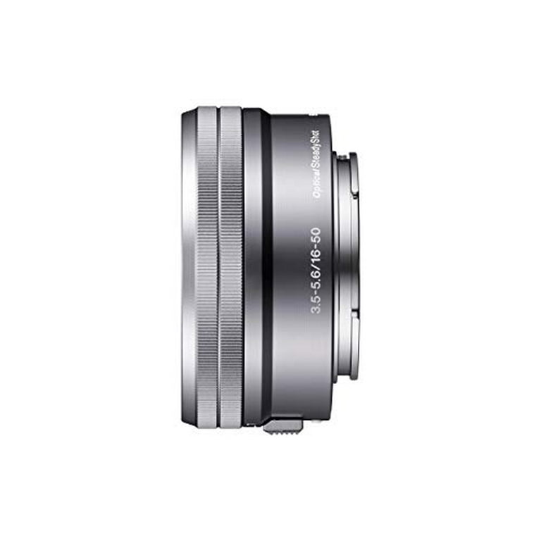 美品 E PZ 16-50 3.5-5.6 SELP1650 シルバー M625 SELP1650 E PZ 16-50mm F3.5-5.6 OSS E-mount Power Zoom Lens