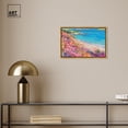 thumbnail image 3 of Colorful Coastal Canvas Wall Art by Art Remedy, Gold Floater Frame, 16"x24", 3 of 7