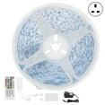 thumbnail image 1 of 15m 5050 LED luces de tira DIY lámpara de inducción de música remota que cambia de color para dormitorio bar KTVUK 100‑240V, 1 of 10