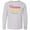 AC-Heather Grey, variant on Inktastic Happy April Fools with Colorful Dots Long Sleeve Youth T-Shirt