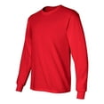 thumbnail image 2 of Ultra Cotton Long Sleeve T-Shirt, M, Red, 2 of 3