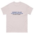 thumbnail image 2 of Community Collage is Easier than Regular College- Unisex classic tee (Ice Grey, XL), 2 of 3