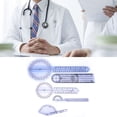 thumbnail image 1 of Spinal Goniometer  Spinal Ruler  Angle Ruler  Joint Ruler  Ruler 5Pcs 6/8/10inch 360 Degree Protractor Angle  Ruler Spinal GoniometerSet 2, 1 of 8