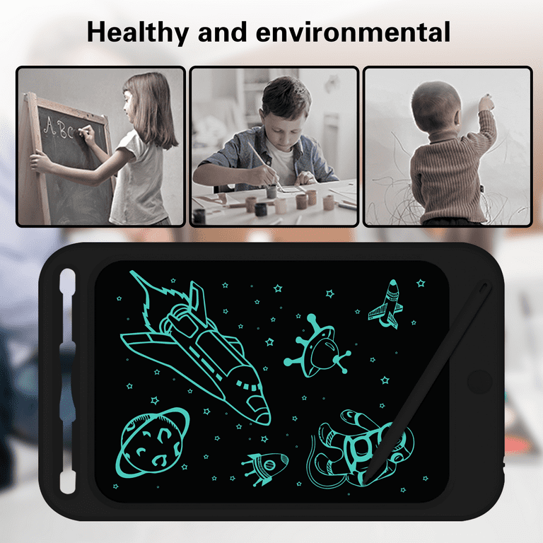 LCD Writing Tablet for Kids Doodle Board with Bag, Electronic