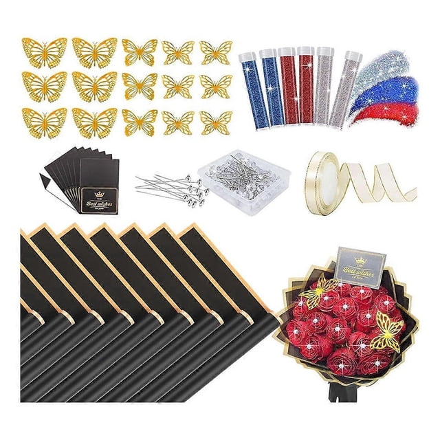20 Sheets of Flower Wrapping Paper, Waterproof Bouquet Wrapping Paper, Flower Wrapping Paper for Bouquets
