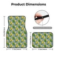 thumbnail image 5 of Naloa Corn On The Leaves Car Foot Mat Set of 4 Pieces - Universal Floor Liner Neoprene Full Set Floor Mats for Cars Trucks SUV, 5 of 7