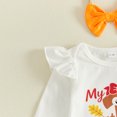 thumbnail image 6 of Cjfdfy Newborn Baby Girl Thanksgiving Clothes My First Thanksgiving Turkey Letters Romper With Tutu Skirt Headband Stockings Little Baby Cute Thanksgiving Fall Winter Holiday Clothes Set, 6 of 9