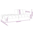 thumbnail image 4 of vidaXL 2-Seater Adult Sofa Bed - Dark Green Velvet, 4 of 5
