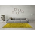 thumbnail image 3 of Ahgly Company Indoor Rectangle Abstract Yellow Contemporary Area Rugs, 2' x 3', 3 of 4