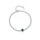 thumbnail image 1 of Bracelet, S925 Sterling Silver French Retro Emerald Palace Style Zircon for Women, 1 of 4