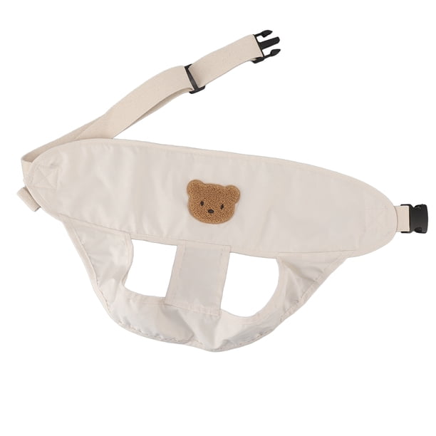 Arnés para silla de bebé, portátil, suave, ajustable, transpirable, correa de seguridad para alimentación de bebé, 54 cm, color caqui