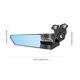thumbnail image 5 of 2pcs Motorcycle Wing Mirrors Replacement for Knife 180 ° Mirror Adjustable/ Curved Streamline without Light, 5 of 5