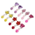 thumbnail image 4 of 5 Paires de Belles Boucles d'Oreilles à Clip Adorables Décorations pour Filles, 4 of 8