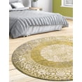 thumbnail image 5 of Unique Loom New Classical Collection Area Rug - Olwen (6' Round Light Green/Gray), 5 of 7