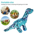 thumbnail image 2 of Plush Dinosaur Stuffed Animals,Sequin Dinosaur Toy Reversible Glitter Sequins Stuffed Animal Toy for Kids Festival Birthday Gift Boys and Girls, 2 of 9