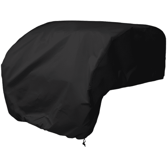 210D Oxford Cloth Black Built in Grill Cover, Heavy Duty Waterproof BBQ Cover, Outdoor Grill Protector with Elastic Hem Rope, Easy to Clean Grill Cover