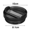 thumbnail image 2 of Tapa de repuesto para vaso de 40 oz compatible con Stanley Cup, paquete de 2 tapas de repuesto transparentes compatibles con vasos de viaje Stanley, cubiertas de vaso a prueba de derrames para, 2 of 5