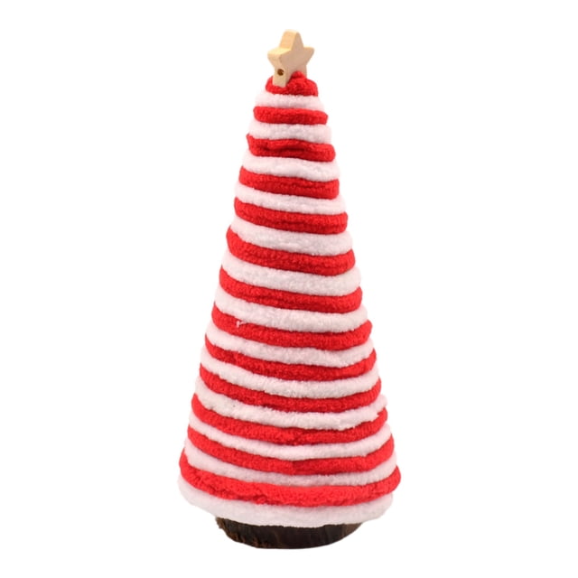 Mini Christmas Tree Tabletop Decoration, Small Artificial Christmas Tree for Desk, Festive Table Centerpiece for Home Office Shelf Mantel Holiday Décor