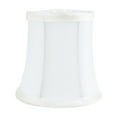 thumbnail image 3 of Meriville Set of 6 Off White Faux Silk Clip On Chandelier Lamp Shades, 3.5-inch by 4.5-inch by 4.5-inch, 3 of 5