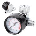 thumbnail image 1 of Manómetro, Válvula Reguladora De Aire, Rosca 0-125PSI Regulador De Aire Fabricado Profesionalmente Para Ajustar La Presión Del Aire, 1 of 7