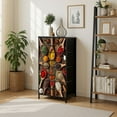 thumbnail image 7 of Dresser for Bedroom with 4 Storage Drawers Vintage Farmhouse Colorful Spices Seasoning Spoon Herbs Wooden Spoons Dressers Chest of Drawers Steel Framed Fabric Closet Organizers for Entryway, 7 of 7