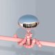 thumbnail image 5 of ventilador portátil con clip con 3 velocidades y trípode flexible giratorio de 360° para asiento de coche infantil, cuna, escritorio de bicicleta (rosa) Shuxiu Wang 1327533065795, 5 of 5