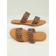 thumbnail image 1 of Slip On Open Toe Flat Slide Sandals, 1 of 4