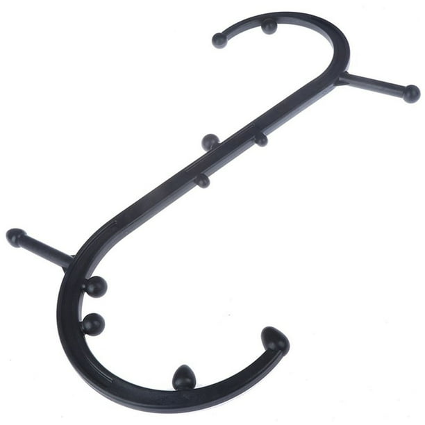 Masajeador de espalda con gancho, masajeador de cuerpo completo, multifunción, real_mgb_artnum, negro