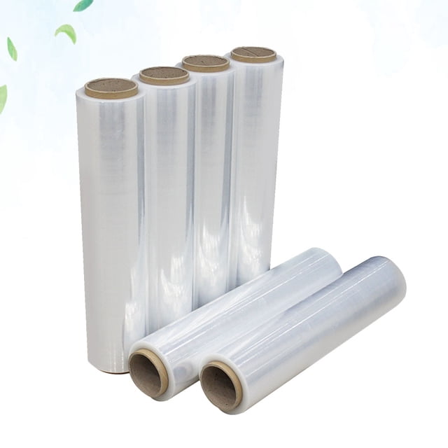 LOLIPPYY 1 Roll Stretch Wrap Roll Transparent LLDPE Film for Needs