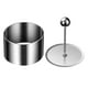 thumbnail image 4 of Mini anillo de acero inoxidable para alimentos, utensilios para hornear, anillos para mousse de cupcakes con empujador para grande, 4 of 9