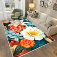 thumbnail image 7 of Living Room Bedroom Area Rugs Vintage Rectangle Household Carpet Soft Short Pile Large Rug,Easy Care And Dirt Resistant Slip Machine Washable Rug (160X230CM, 7 of 7