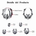 thumbnail image 3 of Piercing Túnel De Acero Para Oreja Perforación De Murciélago, 3 of 10